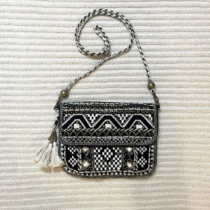 Embroidered Lucy Crossbody Handbag